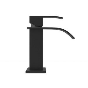 Kumasinova 6" CUPC Certified Bathroom Faucet 1 hole,Single Handle Bathroom Faucets with Stainless Steel Construction,Bathroom Sink Faucet for Bathroom - 1 of 4