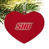 Sacred Heart University Primary Logo Heart Love Wood Christmas Tree Holiday Ornament - 2 of 3