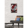 Trends International NBA Portland Trail Blazers - Maximalist Logo 23 Framed Wall Poster Prints - 2 of 4