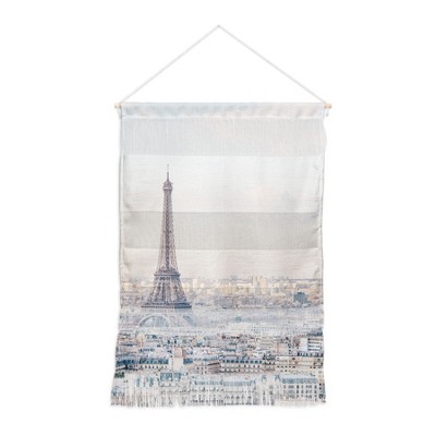 Eye Poetry Photography Paris Skyline Eiffel Tower View Fiber Wall Hanging - Society6