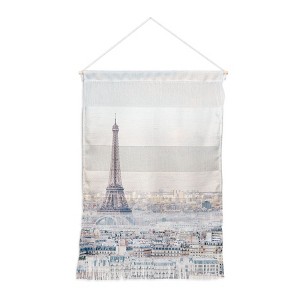 Eye Poetry Photography Paris Skyline Eiffel Tower View Fiber Wall Hanging - Society6 - 1 of 3