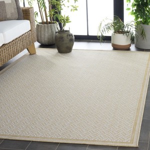 Terrace TER800 Power Loomed UV Resistant Stain Resistant Non-Shedding Indoor/Outdoor Rugs - Safavieh - 1 of 4