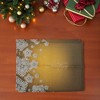 Unique Bargains Christmas Place Mats Linen Yellow White 13"x17.7" 2 Pcs - 2 of 4