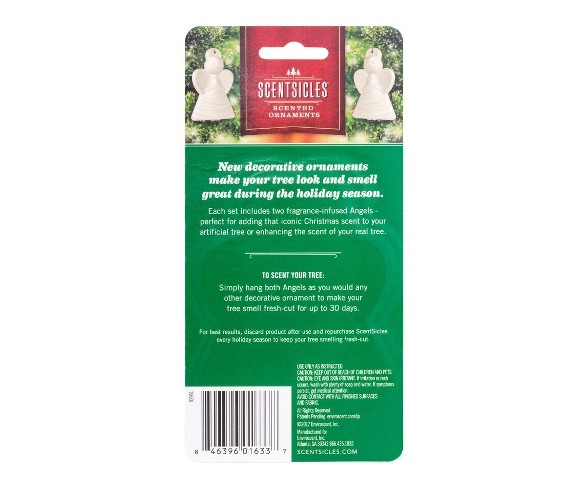 ScentSicles 2pk 3.5'' Decorative Scented Angel Ornaments