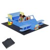 Outdoor Airplane Wooden Sandbox - Spacious Kids Sandpit (Ages 3-8) with Bottom Liner. Includes Interactive Propeller, Rudder & Wings - 2 of 4