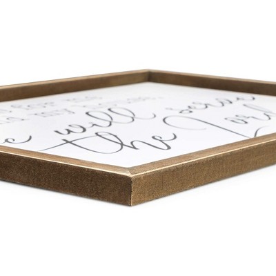 Joshua 24:15 Religious Wall Art with Wooden Frame