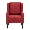 Powell Cybele Upholstered Wingback Accent Chair - 3 of 4