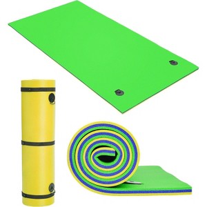 Acekool Lily Pad Floating Mat for Lake & Pool, 8'/9'/12' Water Mat, 3-Layer Tear-Resistant XPE Foam, Bright Colors for Adults & Kids - 1 of 4