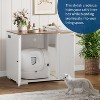 Cat Litter Box Enclosure Cabinet, Large Furniture Hider, Dog-Proof Design with Non-Slip Mat, Easy Assembly Cabinet for Home Use - 3 of 4