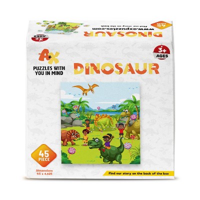 A+X Dinosaur Kids' Jigsaw Puzzle - 45pc