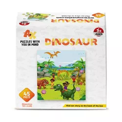A+X Dinosaur Kids' Jigsaw Puzzle - 45pc
