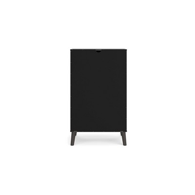 Piperton Two-Tone 5-Drawer Chest with Charcoal and Sugarberry Finish