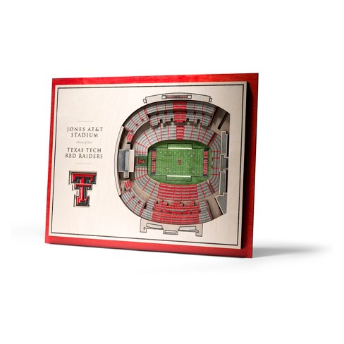 Texas Tech Red Raiders/Jones AT&T Stadium 3D Stadium Replica - the Stadium  Shoppe