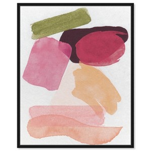 Art Remedy Pieces of Tulle Pastel Color Boho Abstracts Wall Art Print ...