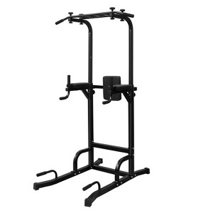 NAYSAYE Exercise Trainer Power Tower with Pull Up Bar and Dip Station for Home Gym, Black, 44.88"*47.24"*90.55" - 1 of 4