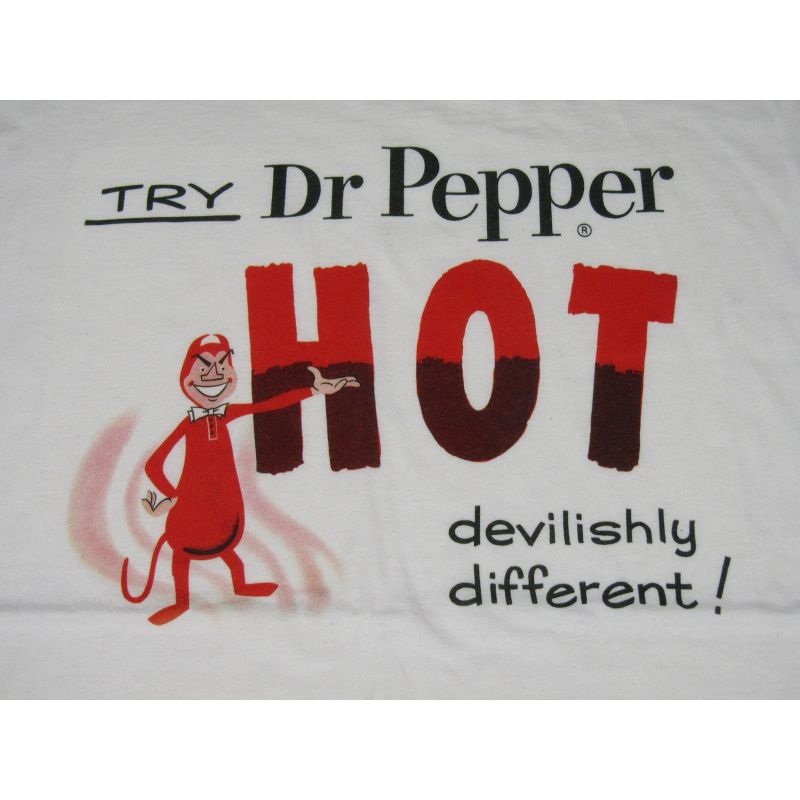 Dr Pepper Hot Soda Pop Men's White T-shirt, 2 of 3