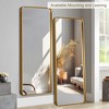 PexFix 71"x28" Aluminum alloy round corner rectangular full-length mirror with imitation gold plating - 4 of 4