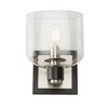 Artcraft Lighting Lyndon 1 - Light Sconce in  Black/Brushed Nickel - 3 of 3