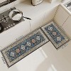 DOMETOUR Boho Kitchen Rugs Set 2 Piece Washable Throw Rugs with Rubber Backing Non Slip Floor Mats for Kitchen, Laundry Room, Entryway - 2 of 4