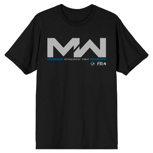 Call of Duty: Modern Warfare Logo Graphic Men's Black Graphic Tee - 1 of 1