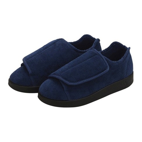  Medline Blue Adult Soft Knit Gripper Slippers - 3 Pair - 1 Size  Fits Most : Clothing, Shoes & Jewelry