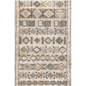 Nuloom Maryanne Geometric 5x8 Indoor Area Rug for Living Room Bedroom Dining Room Kitchen, Beige/Ivory - 1 of 4