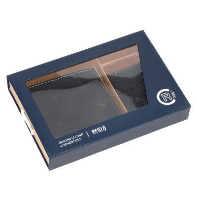 Club Rochelier Men's Billfold with Removable Card Holder Set