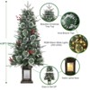 Christmas Tree with 78 Multi-Color  Lights, 3 Ft Pre-Lit Artificial Christmas Decoration - 2 of 4