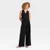Women's Linen Wrap Vest - Future Collective - 3 of 3