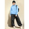 Attraco Women's Oversized Oversized Casual Drop Shoulder Pullover Hoodie Sweatshirt with Kangaroo Pocket - 2 of 4