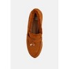 Ohrid Suede & Faux Fur Flat Women Loafers - 4 of 4