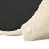 Kumasinova 16.9" Round Soft Teddy Fleece Storage Ottoman with Lift-Off Lid for Living Room,Versatile Coffee Table Ottoman Footstool,250lbs Max - 4 of 4
