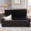 Ottoman Storage Bench, Multi-Functional Storage Chest With Lift Top, Oversized Rectangular Footstool,50.25'' x 20.00'' x 16.75''(4.19*1.67*1.40ft) - 3 of 4