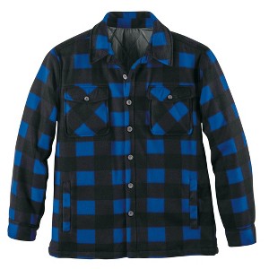 Collections Etc Men's Insulated Plaid Jacket - 1 of 4