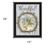 HomeRoots Thankful Wreath Black Framed Print Wall Art - 3 of 3