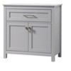 Elegant Lighting 30 Inch Wide Bathroom Storage Freestanding Cabinet In Grey - 3 of 4