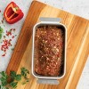Nordic Ware Aluminum Meat Loaf Pan Silver: Hand Wash Bakeware Set, Oven-Safe Rectangle Aluminum Tray, Lifetime Warranty - 2 of 4