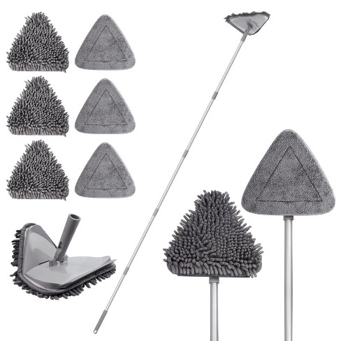 MECO ELEVERDE Extendable Wall Cleaner Mop with 6 Replaceable Microfiber Head Pads - image 1 of 4