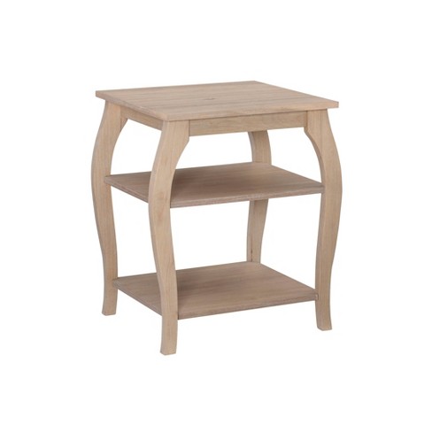 Aurora Solid Wood 2-Shelf Side Table - Powell - image 1 of 4