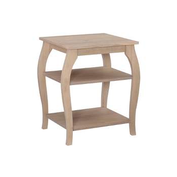 Aurora Solid Wood 2-Shelf Side Table - Powell