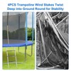 Coucheta Trampoline with Safety Enclosure & Ladder - Recreational Trampolines for Kids/Adults, ASTM Certified Outdoor Bounce - 2 of 4