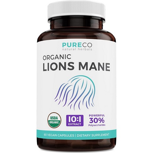 Organic Lions Mane Mushroom Capsules