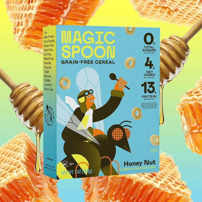 Magic Spoon Honey Nut Keto and Grain-Free Cereal - 7oz, 2 of 6