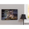 Serenity, Courage, Wisdom Prayer Rock Tower Flowing River Wood Wall Sign Plaque - 2 of 3