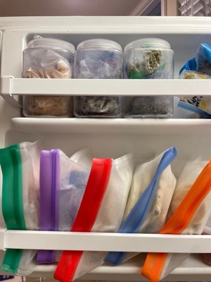 (re)zip Reusable Leak-proof Food Storage Bag Kit - Snack & Lunch - Clear -  5ct