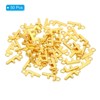 Unique Bargains Metal Bulk Elegant DIY Crafts Jewelry Making Initial Pendants 50 Pcs - 3 of 4