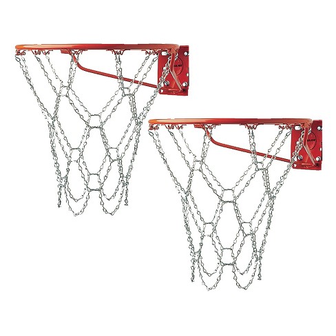 Champion Sports Steel Chain Basketball Net, Pack Of 2 : Target