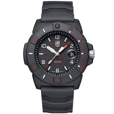 Luminox 3615 Men's Navy Seal Quartz Black Dial Strap Dive Watch