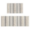 Gracie Mills Melba Stripe Handwoven Texture Bath Rug - 2 of 4