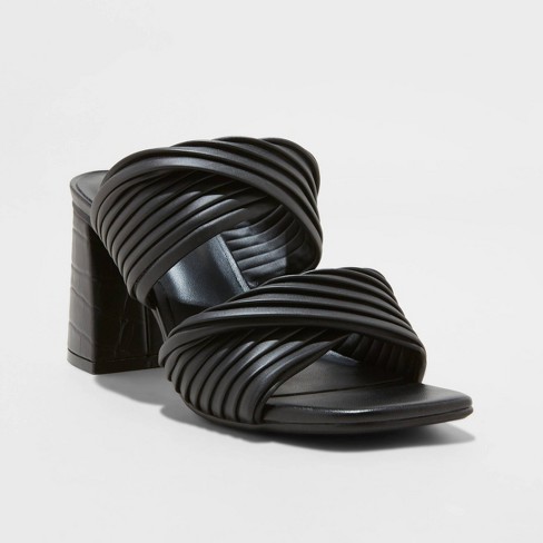 Target hot sale heeled mules